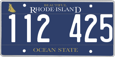 RI license plate 112425
