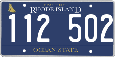 RI license plate 112502