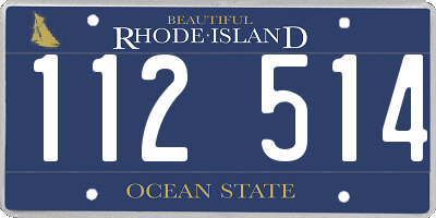 RI license plate 112514