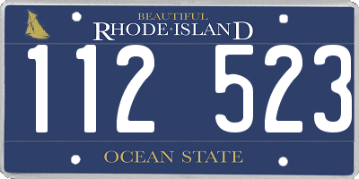 RI license plate 112523
