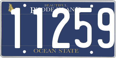 RI license plate 11259