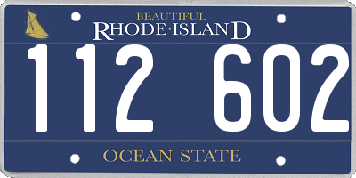 RI license plate 112602