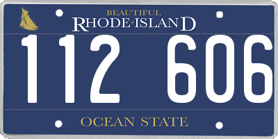 RI license plate 112606