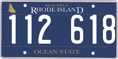 RI license plate 112618