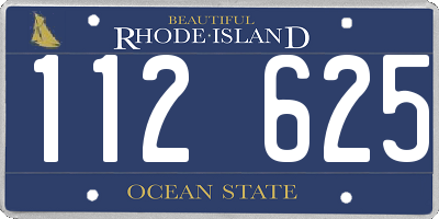 RI license plate 112625
