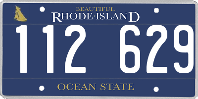 RI license plate 112629