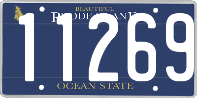RI license plate 11269
