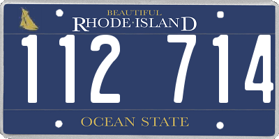 RI license plate 112714