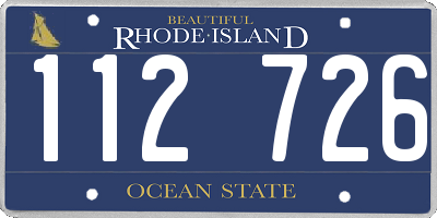 RI license plate 112726