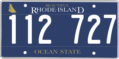 RI license plate 112727