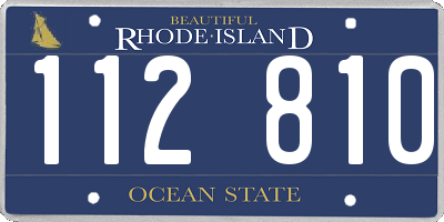 RI license plate 112810