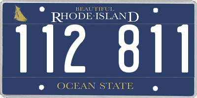 RI license plate 112811