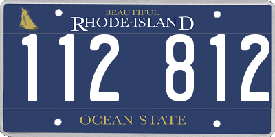 RI license plate 112812