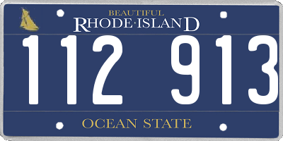 RI license plate 112913