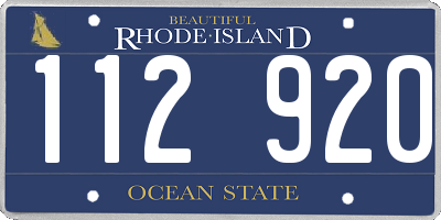 RI license plate 112920