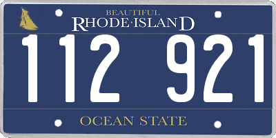RI license plate 112921