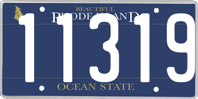 RI license plate 11319