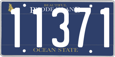 RI license plate 11371