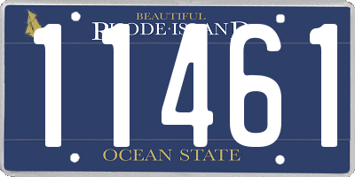 RI license plate 11461
