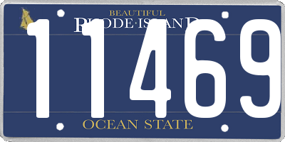 RI license plate 11469