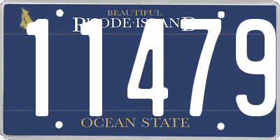 RI license plate 11479
