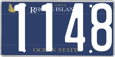 RI license plate 1148