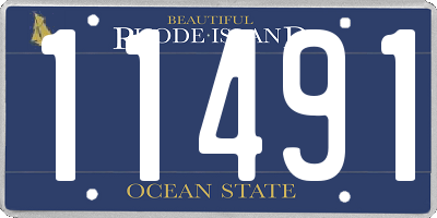 RI license plate 11491