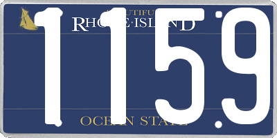 RI license plate 1159