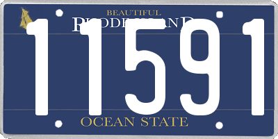 RI license plate 11591