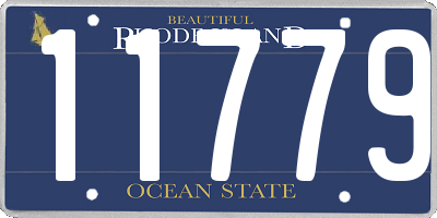 RI license plate 11779
