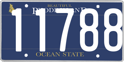 RI license plate 11788
