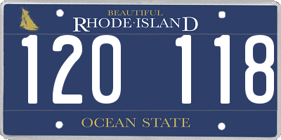 RI license plate 120118