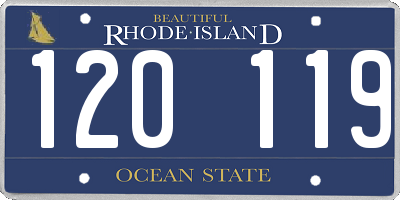 RI license plate 120119