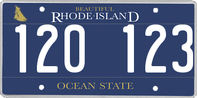 RI license plate 120123