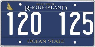 RI license plate 120125