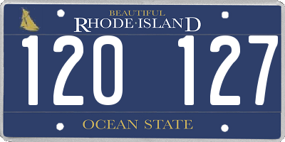 RI license plate 120127