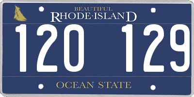 RI license plate 120129