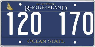 RI license plate 120170