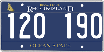 RI license plate 120190