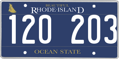 RI license plate 120203