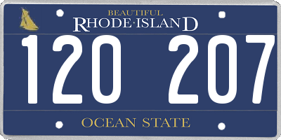 RI license plate 120207