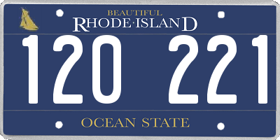 RI license plate 120221