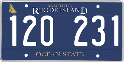 RI license plate 120231