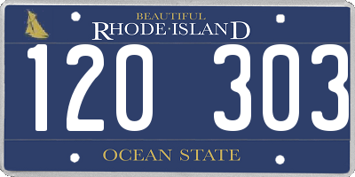 RI license plate 120303