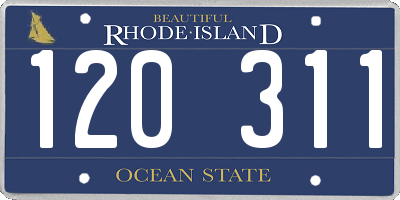 RI license plate 120311