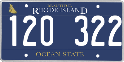 RI license plate 120322