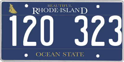 RI license plate 120323