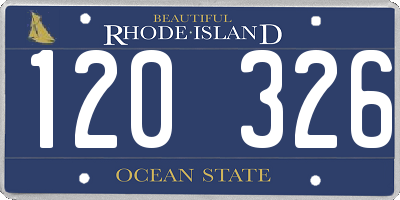 RI license plate 120326