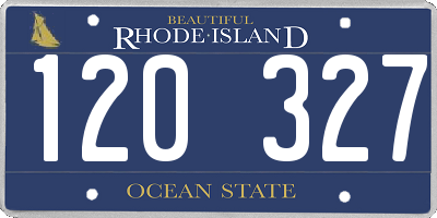 RI license plate 120327