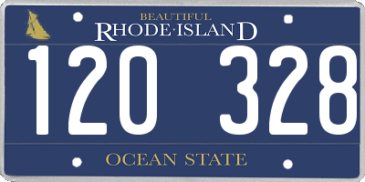 RI license plate 120328